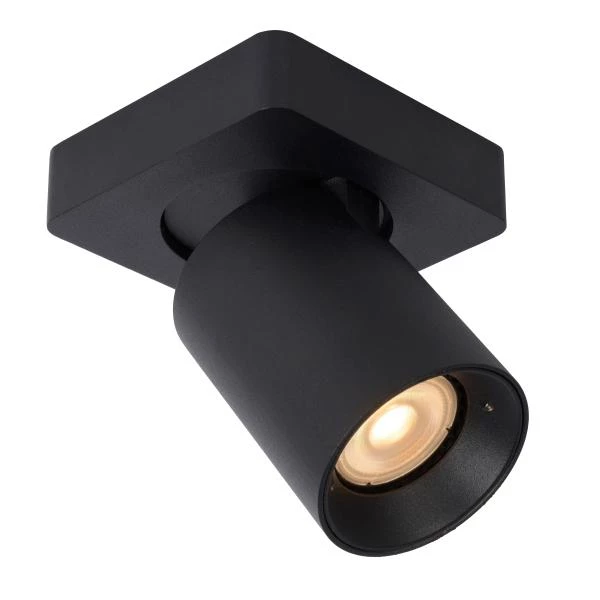 Lucide NIGEL - Foco de techo - LED Dim to warm - GU10 - 1x5W 2200K/3000K - Negro - DETAIL 1